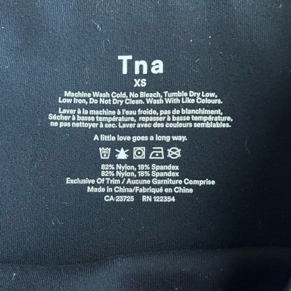 TNA Red Retro stripe leggings - Picture 7 of 10